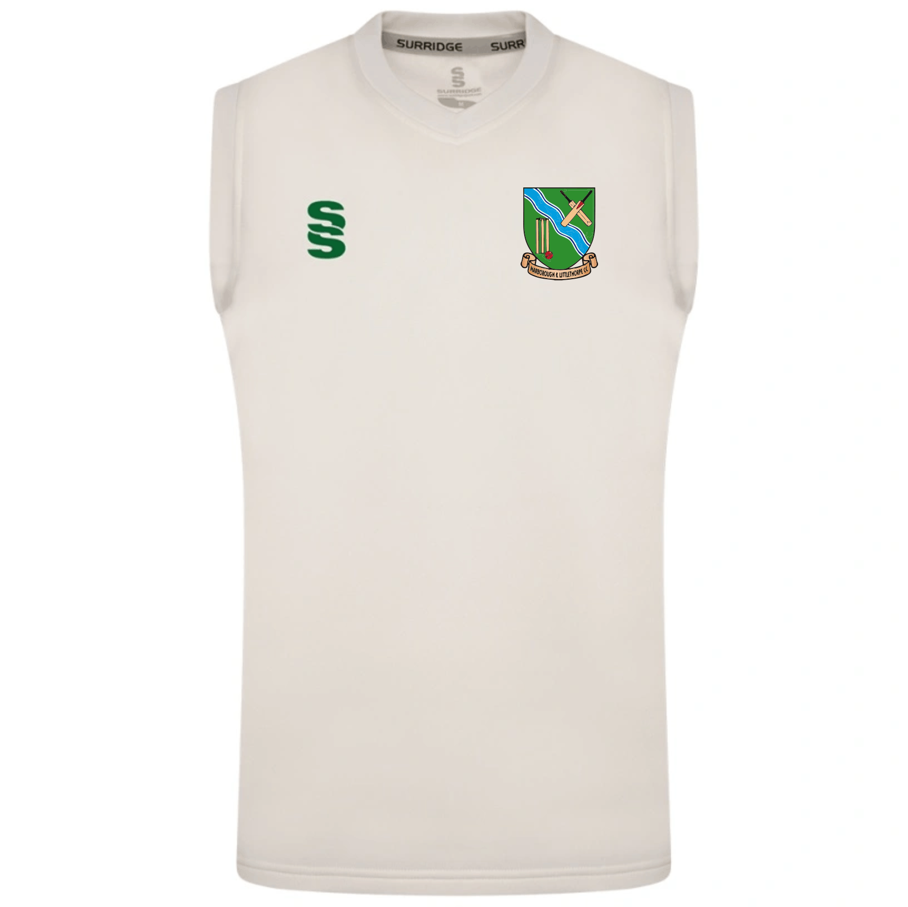 Narborough & LCC - Sleeveless Cricket Sweater (DU036--IV)