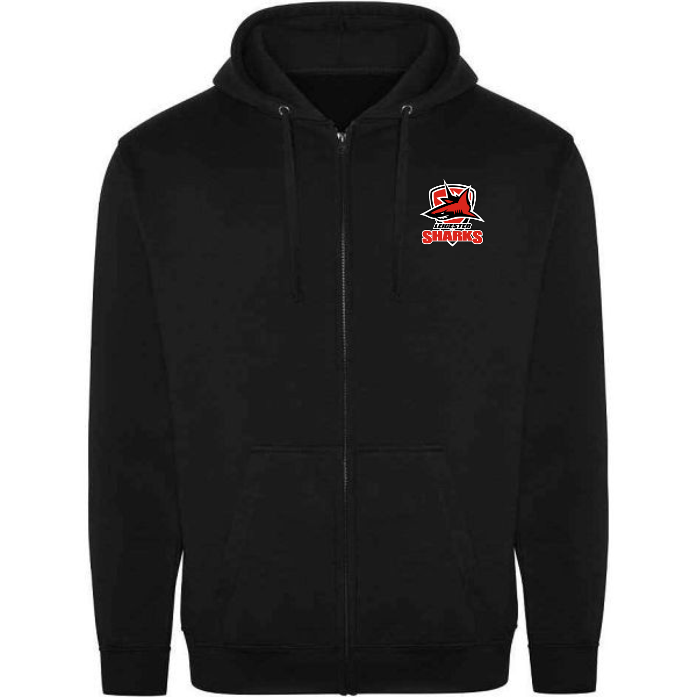 Leicester Sharks - Full Zip Hoodie (Swimmers)
