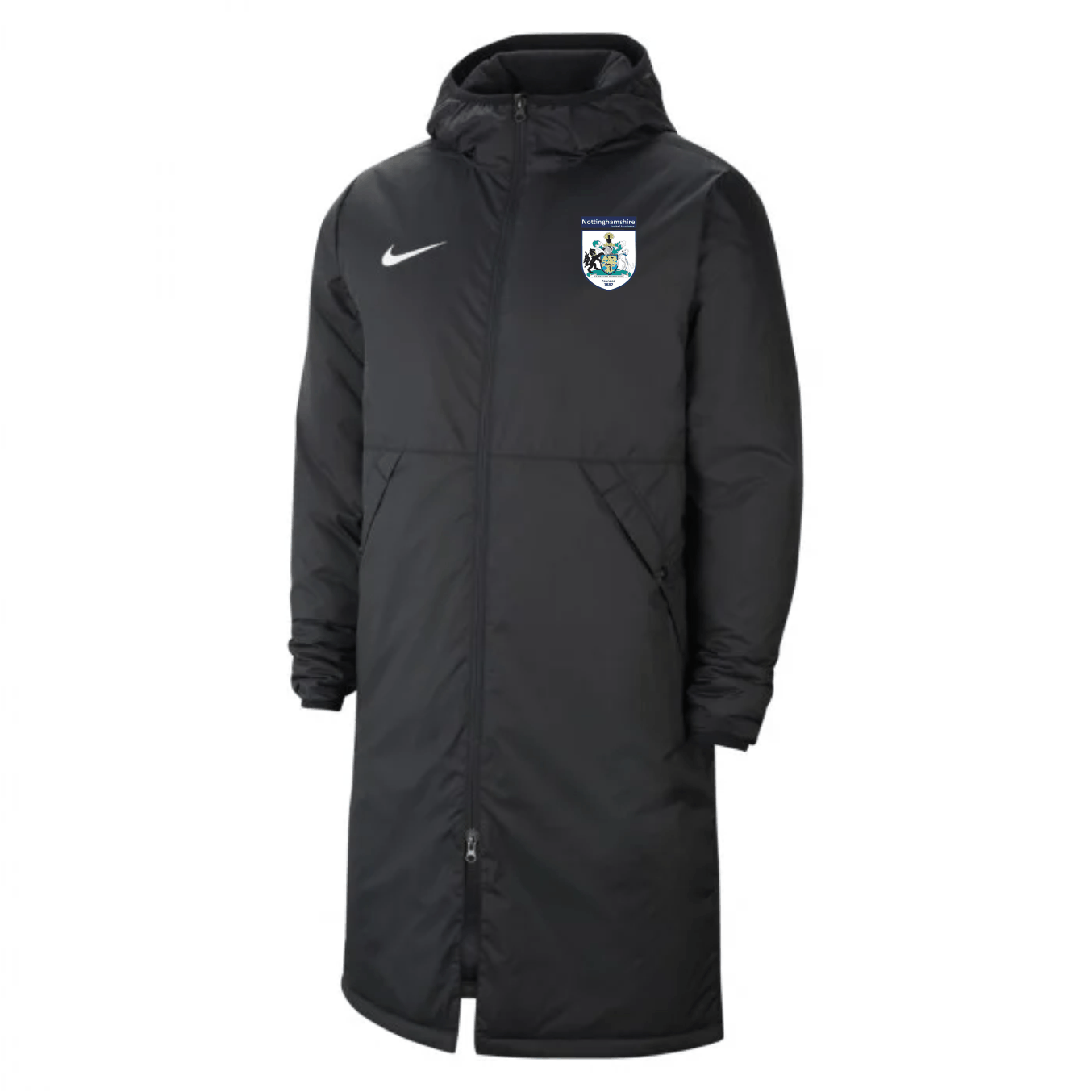 Nottingham FA - Park 20 Winter Jacket - Black - Fanatics Supplies