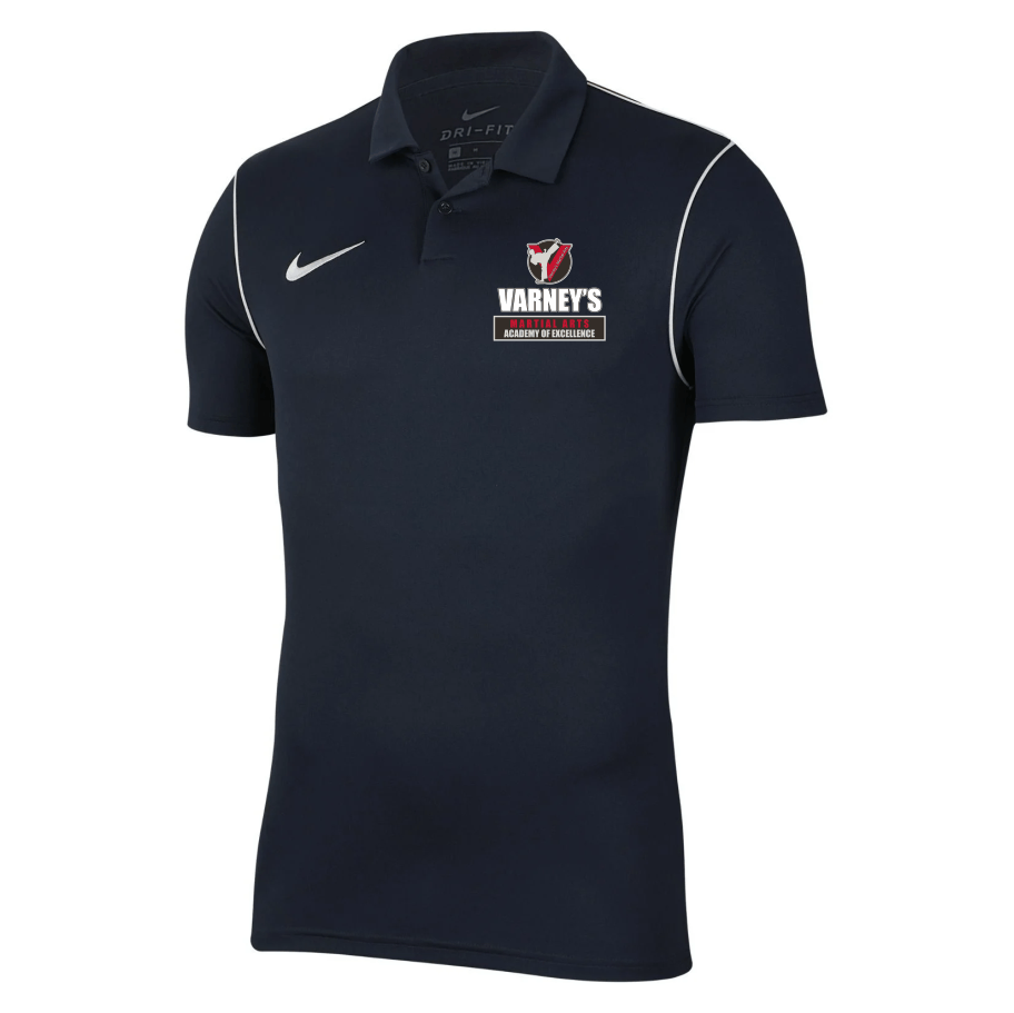 Varneys Karate - Nike Park Polo, Black, Adults.