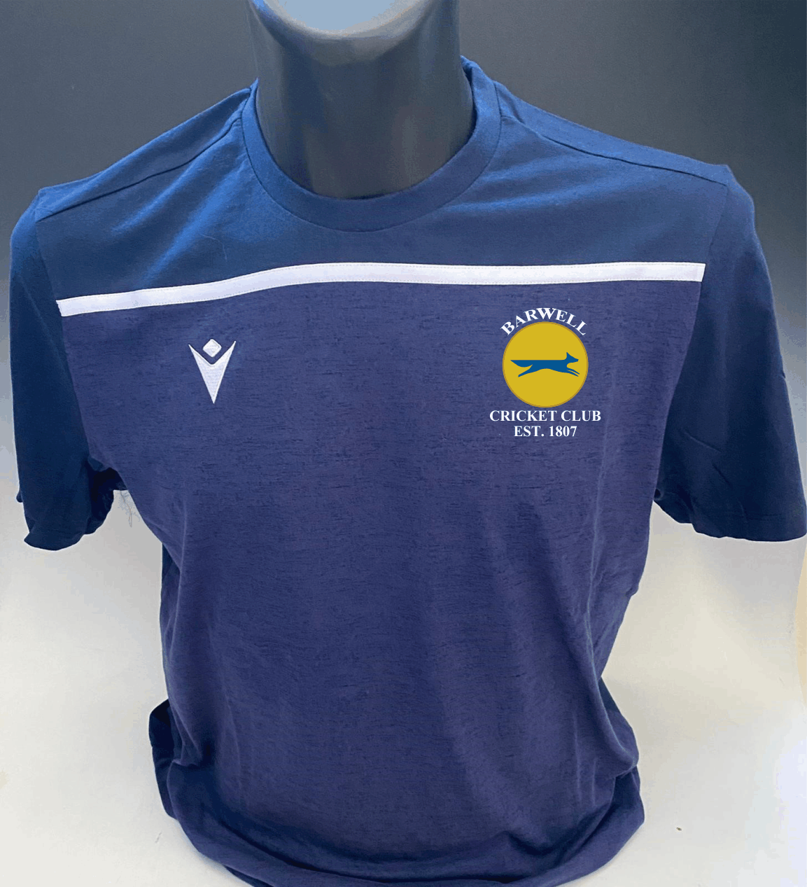 Barwell Cricket Club- Training top, Navy.
