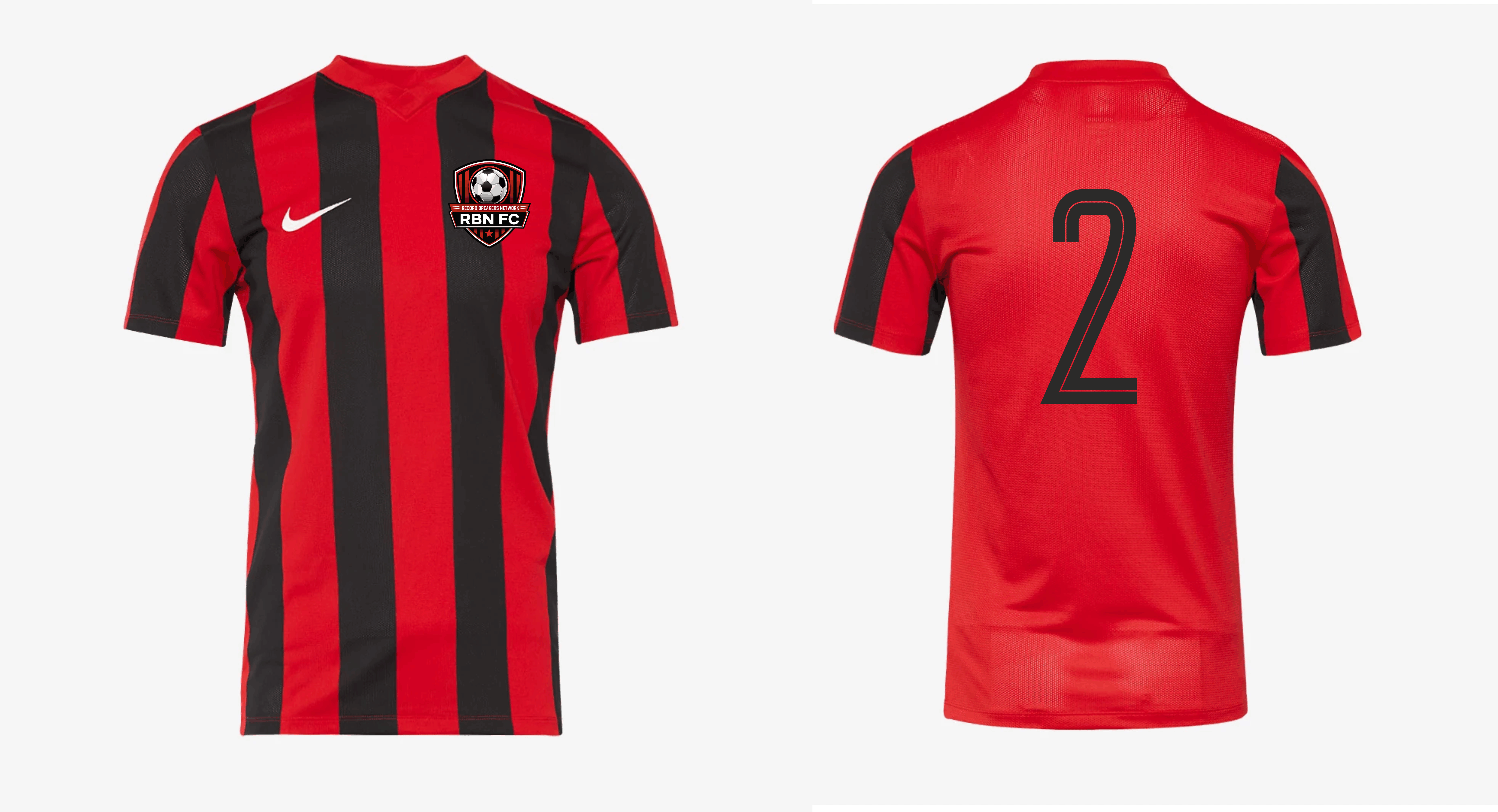 RBN FC - Striped Division V youth Jersey (FZ9341)