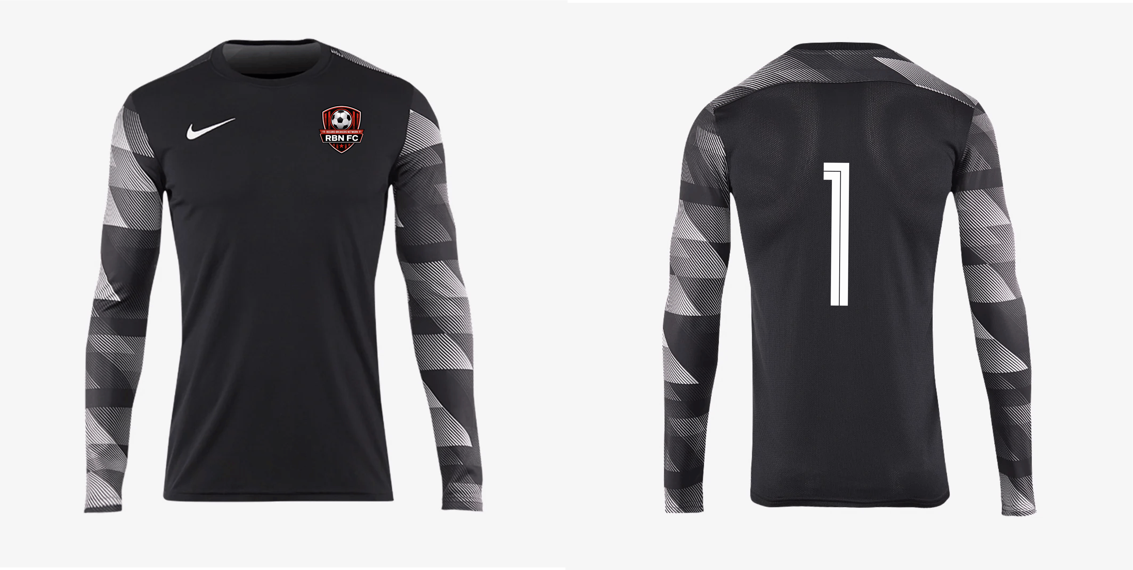 RBN FC - Youth Park IV Goalkeeper Jersey (CJ6072) Black