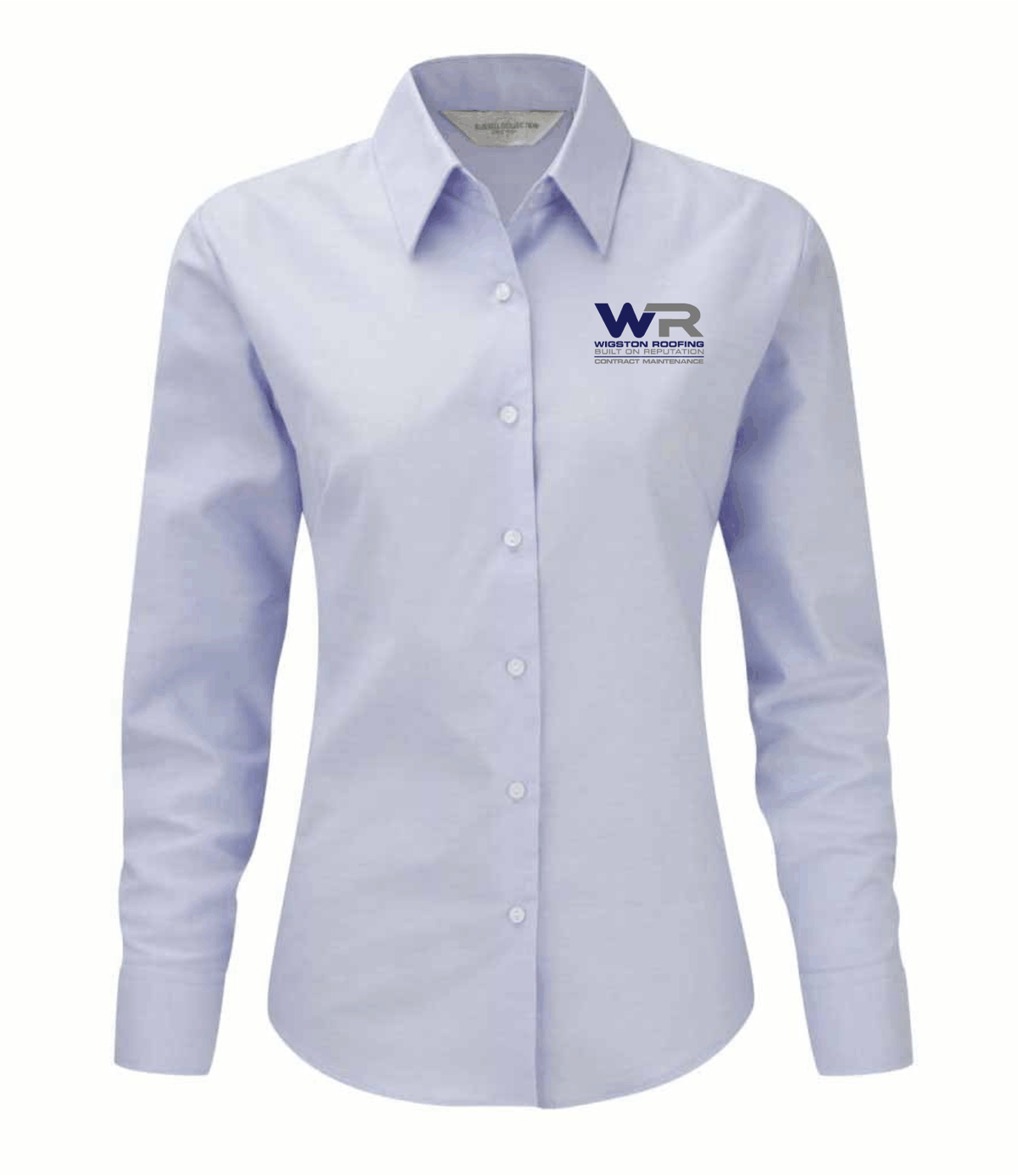 Wigston Roofing - Ladies Long Sleeve Shirt (R932F)