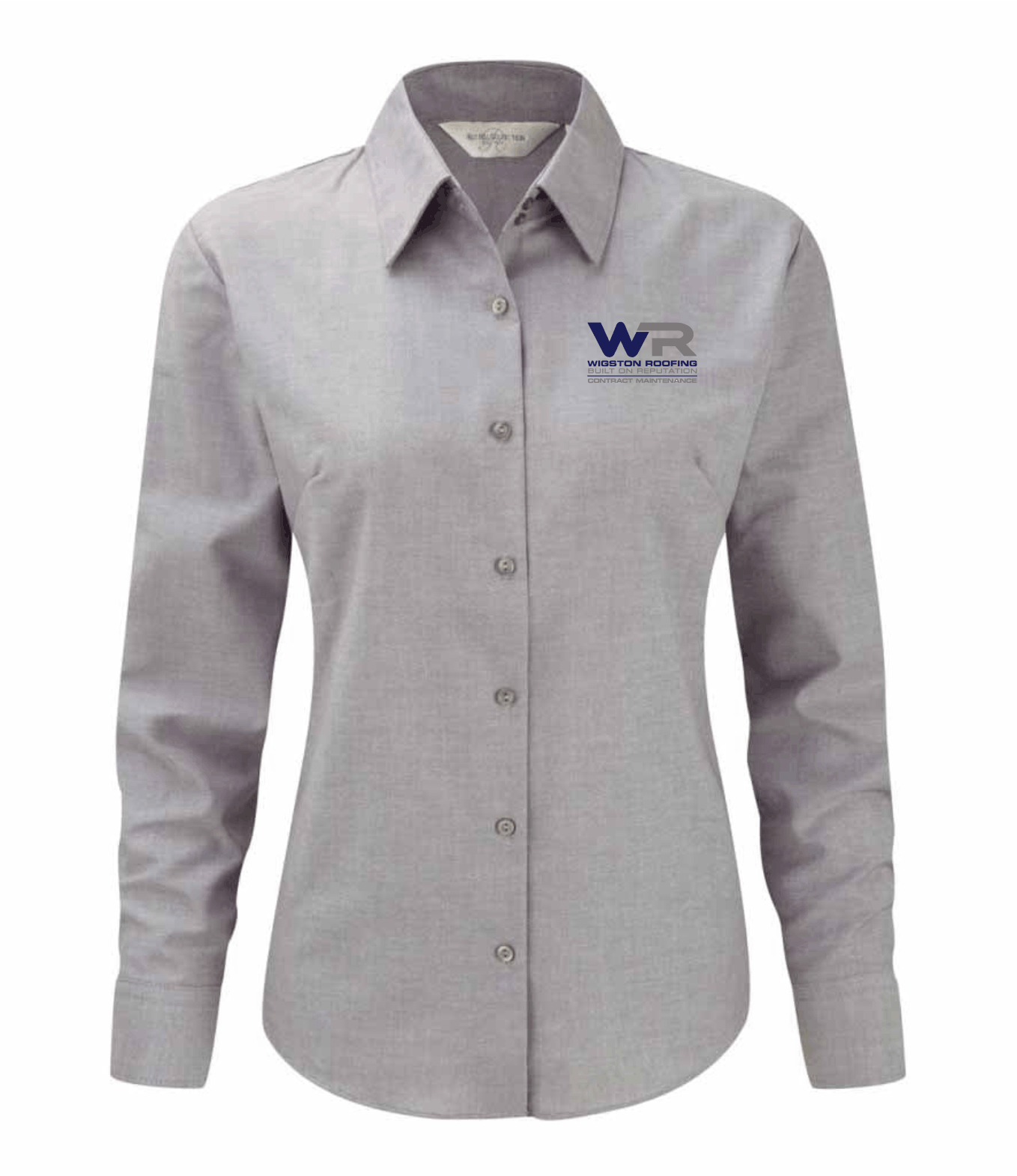 Wigston Roofing - Ladies Long Sleeve Shirt (R932F)