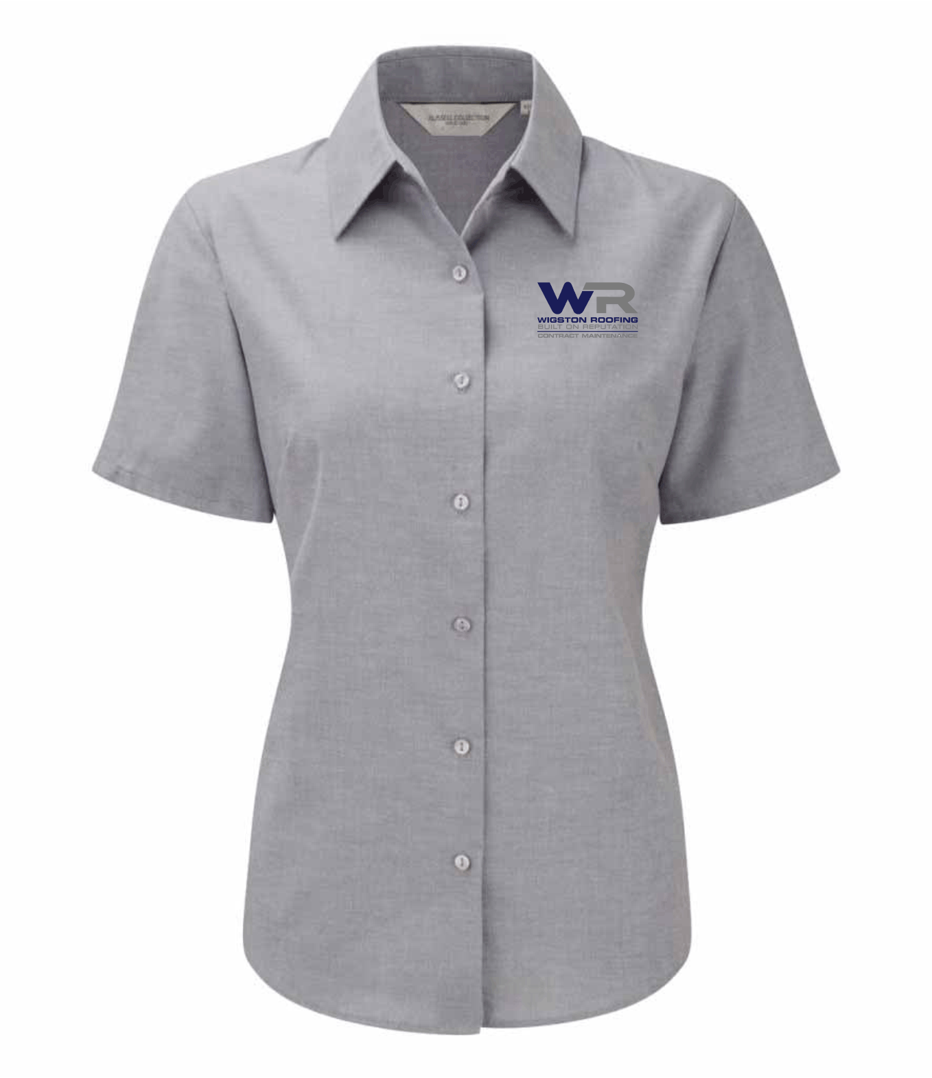 Wigston Roofing - Ladies Short Sleeve Shirt (R933F)