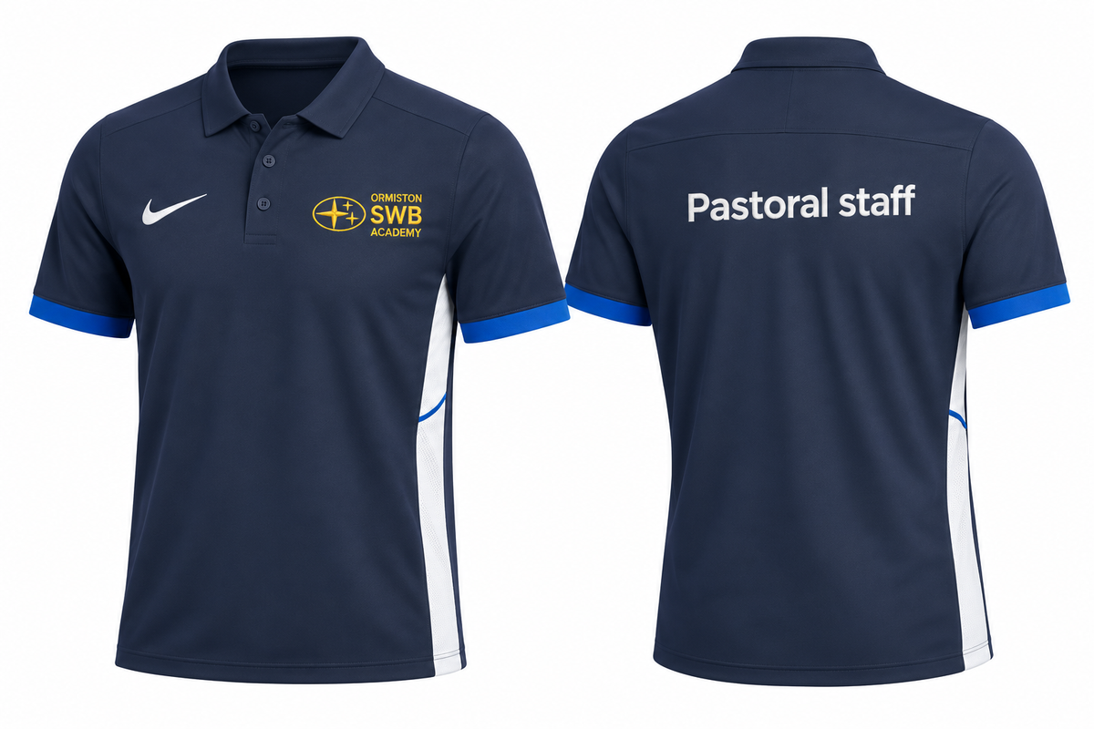 SWB Academy  - Academy 25 Polo top (FZ9759) Navy - with back print