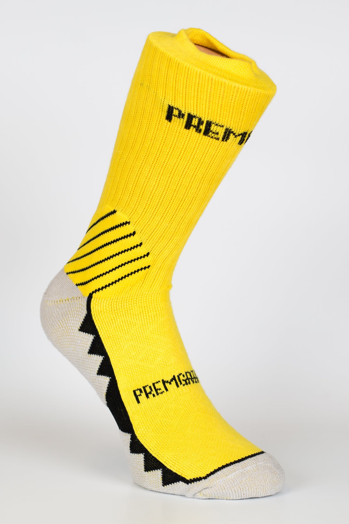 PREMGRIPP CREW SOCK, WITH PATENTED TECHNOLOGY, YELLOW. - Fanatics Supplies