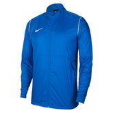Dont Just Kick it - Nike Park Rain Jacket Royal Blue, Adults.