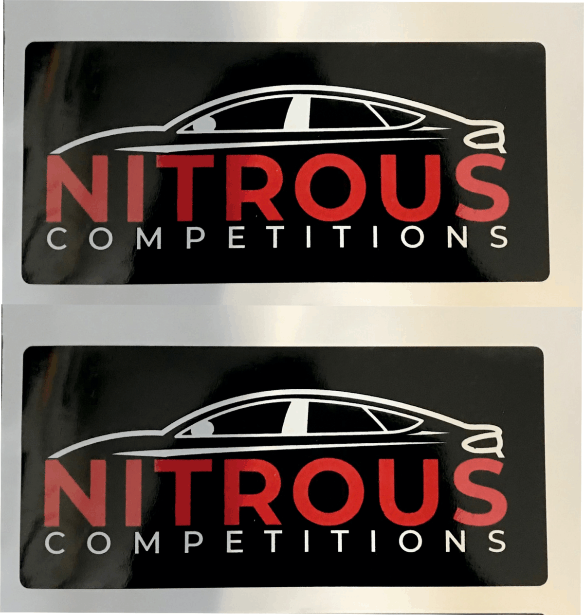 Nitrous - Car Sticker - Set of 2.